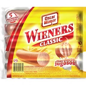 Salchichas wieners classic OSCAR MAYER envase 200 grs